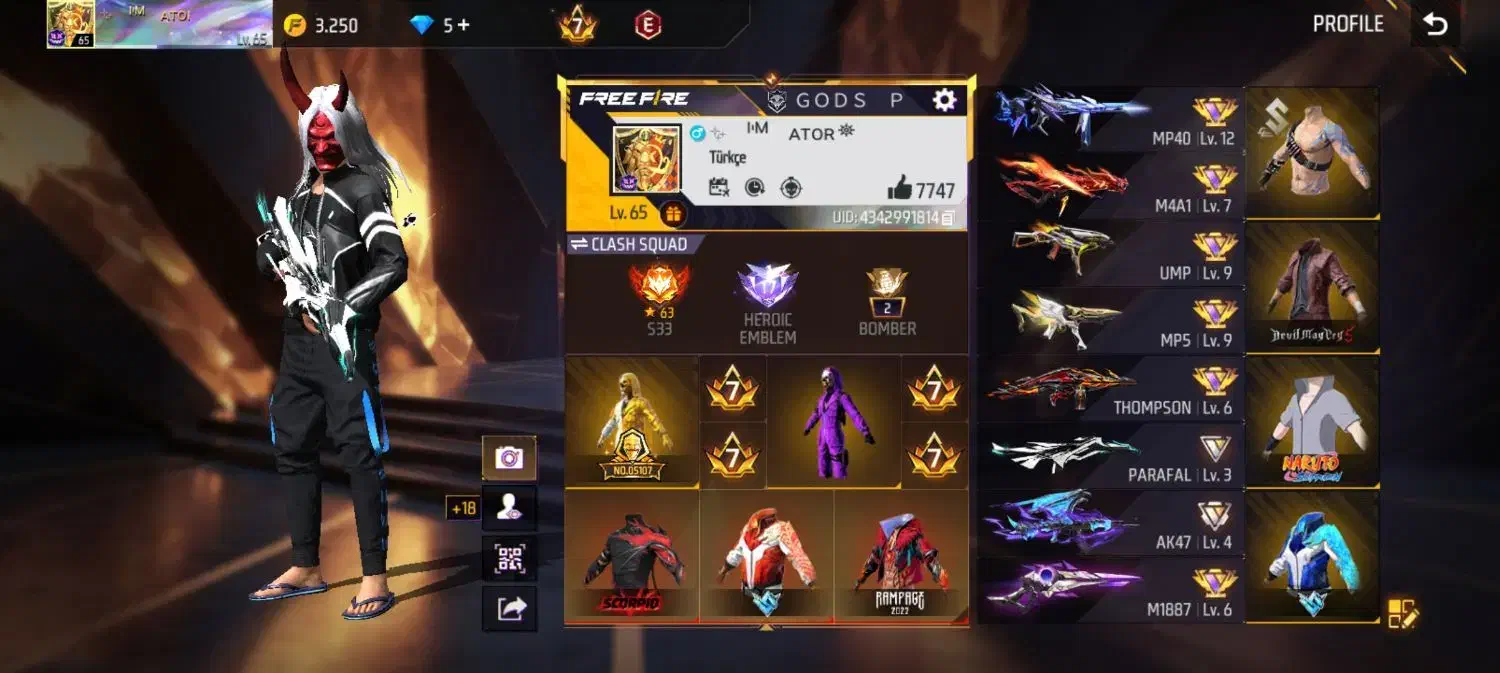 اکانت فری فایر طاق|کنسول، بازی ویدئویی و آنلاین|خوی, |دیوار