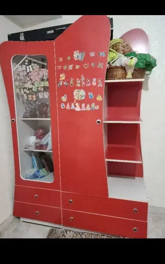 کمد کودک|جاکفشی، کمد، دراور|مشکین‌دشت, |دیوار