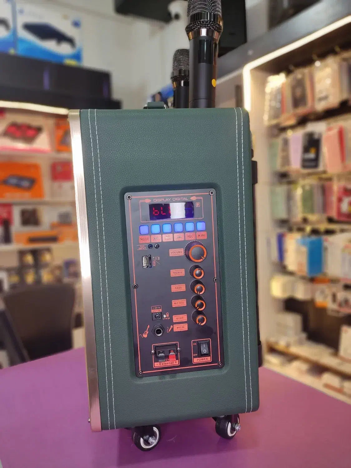 اسپیکرپرقدرتAKOبا طراحی انحصار به فرد با روکش چرمی|پخشکننده همراه|شاهرود, |دیوار