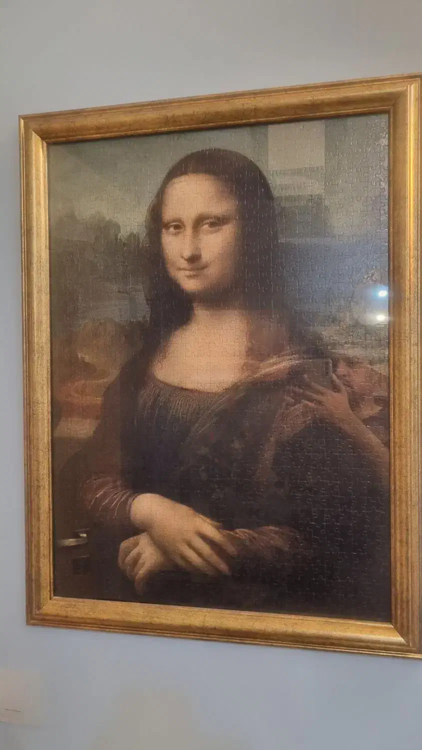 پازل تابلو مونالیزا کلمنتونی ۱۰۰۰تکه|تابلو، نقاشی، عکس|قزوین, |دیوار