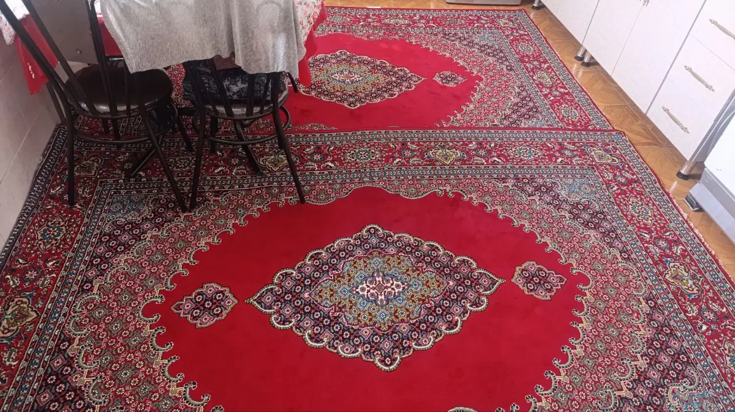 دو عدد فرش شش متری|فرش|کرمانشاه, |دیوار