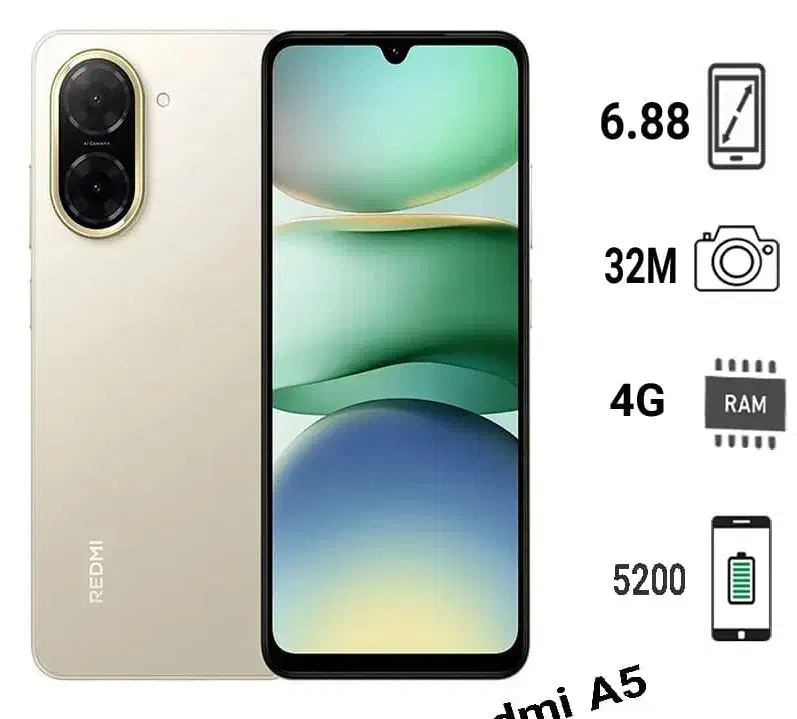 Redmi A5 گوشی(اقتصادی)اقساط باکدملی|موبایل|شیراز, شریفآباد|دیوار