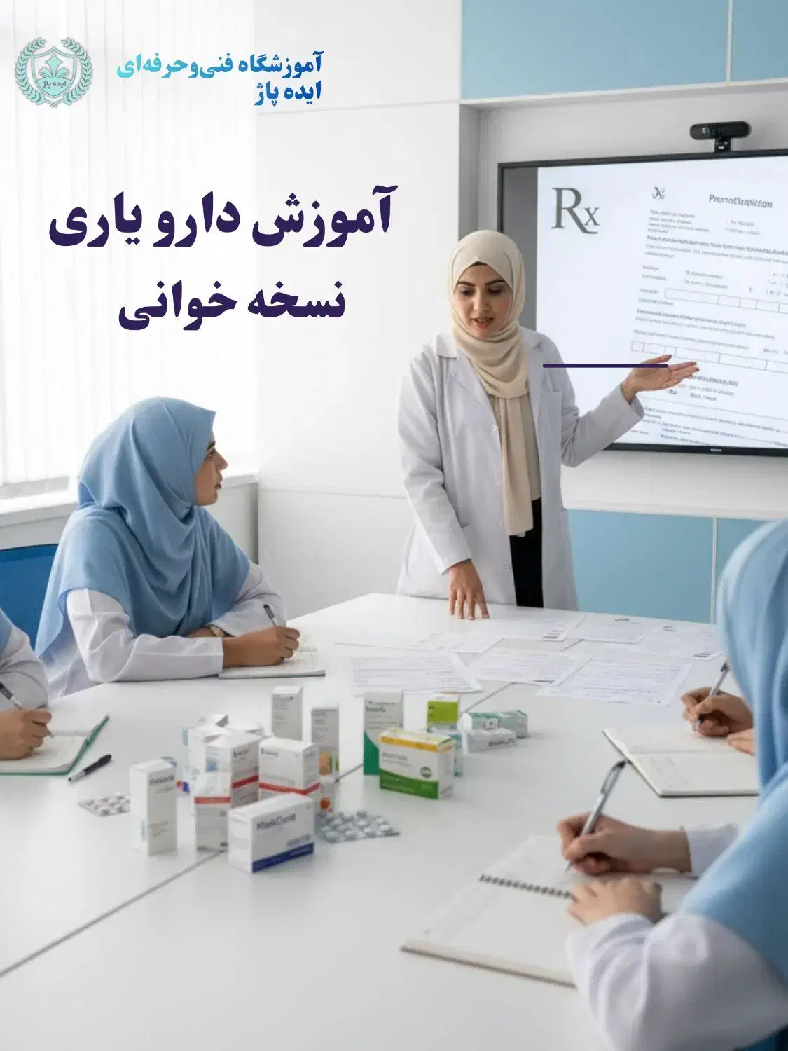 آموزش نسخهخوانی،دارویاری،تکنسین داروخانه،ثبت نسخ|خدمات آموزشی|مشهد, راهنمایی|دیوار