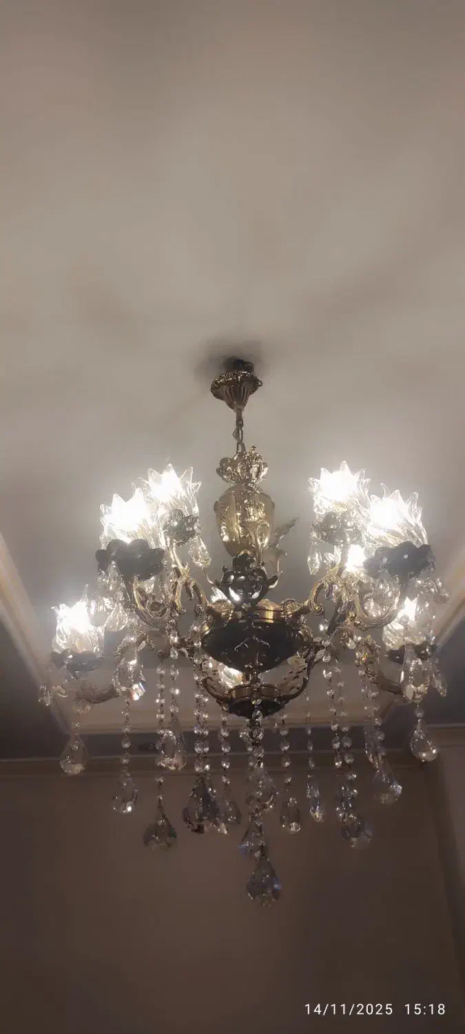 لوستر برنجی|لوستر و چراغ آویز|ری, ظهیرآباد|دیوار