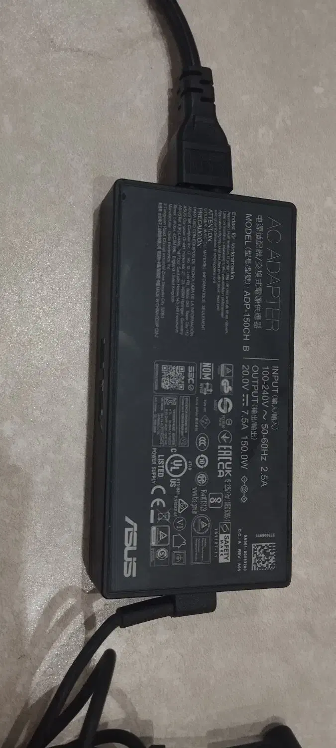 شارژر لپ تاپ اصلی Asus F15 Tuf Gaming 20v 150w|قطعات و لوازم جانبی رایانه|اندیشه, اندیشه فاز ۲|دیوار