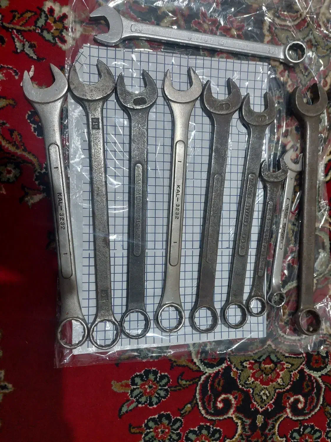 آچار رینگی و تخت.المانی و امریکایی|ابزارآلات|گرگان, |دیوار