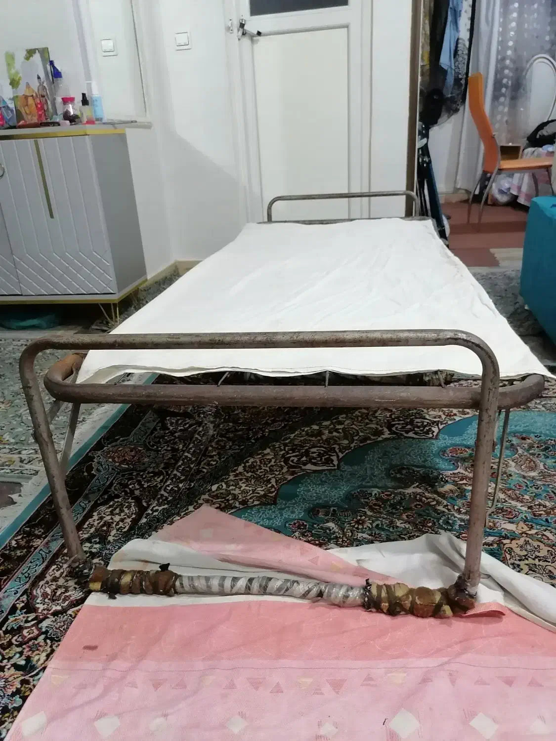 تخت خواب مسافرتی  فنری تاشو|تخت و سرویس خواب|تهران, عباسی|دیوار