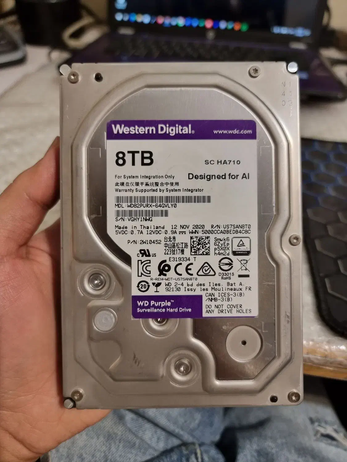 Hard WD 8TB Stock|قطعات و لوازم جانبی رایانه|تهران, میدان ولیعصر|دیوار