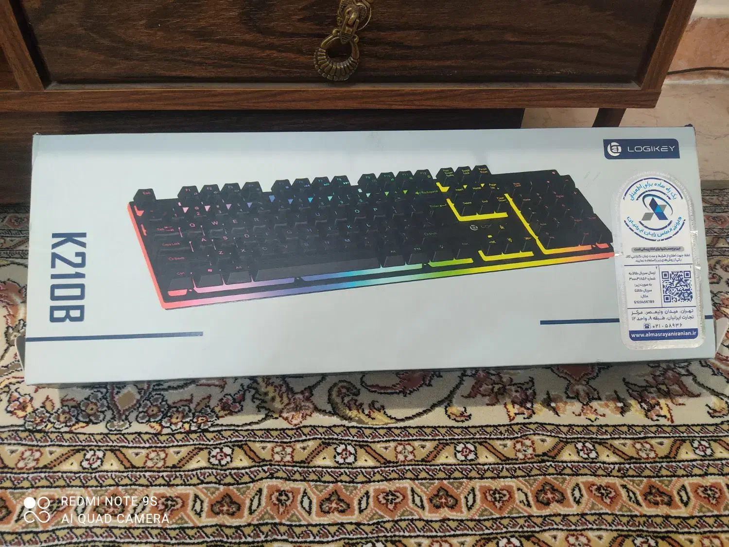 کیبورد گیمینگ RGB Logikey K210B تمیز و سالم|قطعات و لوازم جانبی رایانه|تهران, صادقیه|دیوار