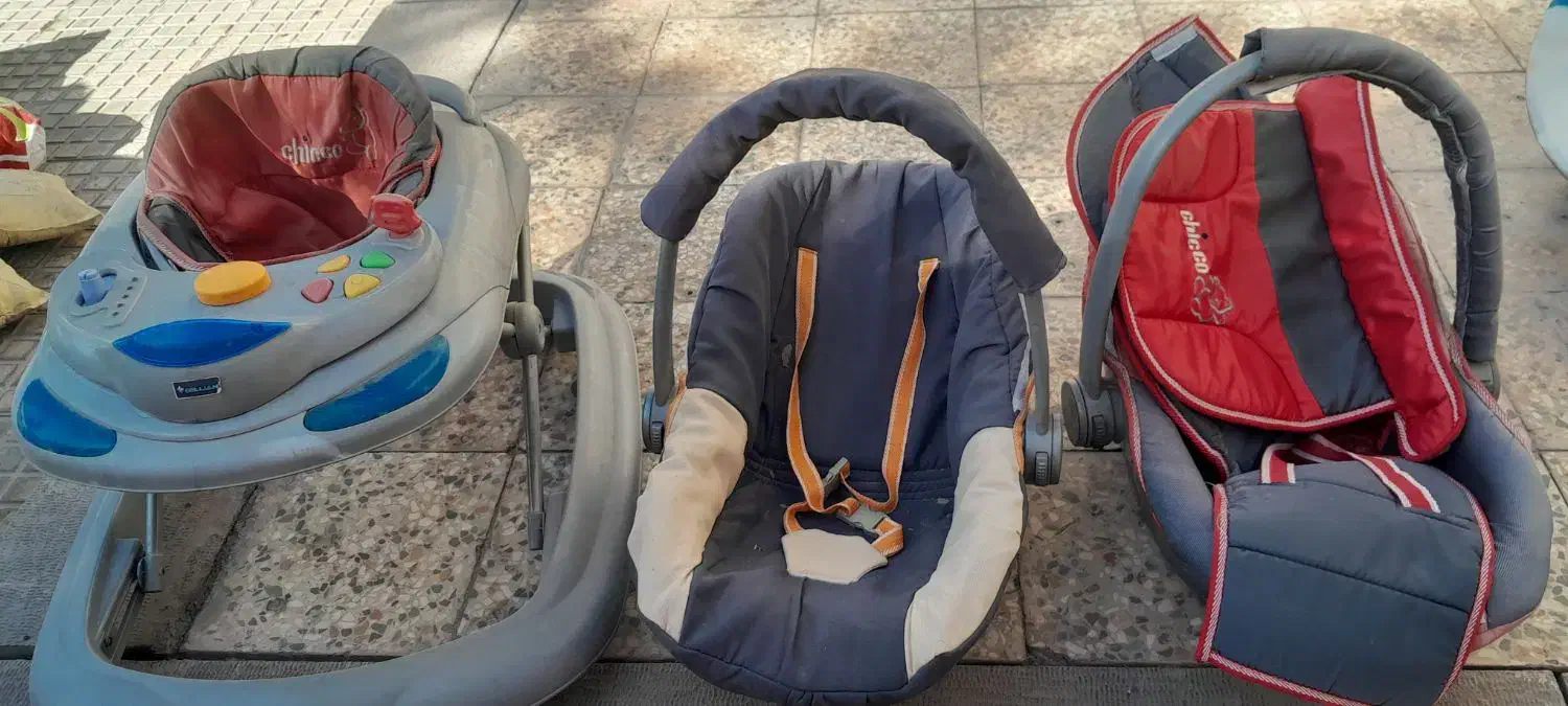 روروئک و۲عدد کریر|کالسکه و لوازم جانبی|مبارکه, |دیوار