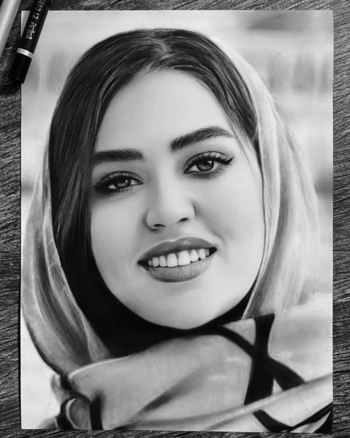 طراحی چهره|تابلو، نقاشی، عکس|یزد, |دیوار