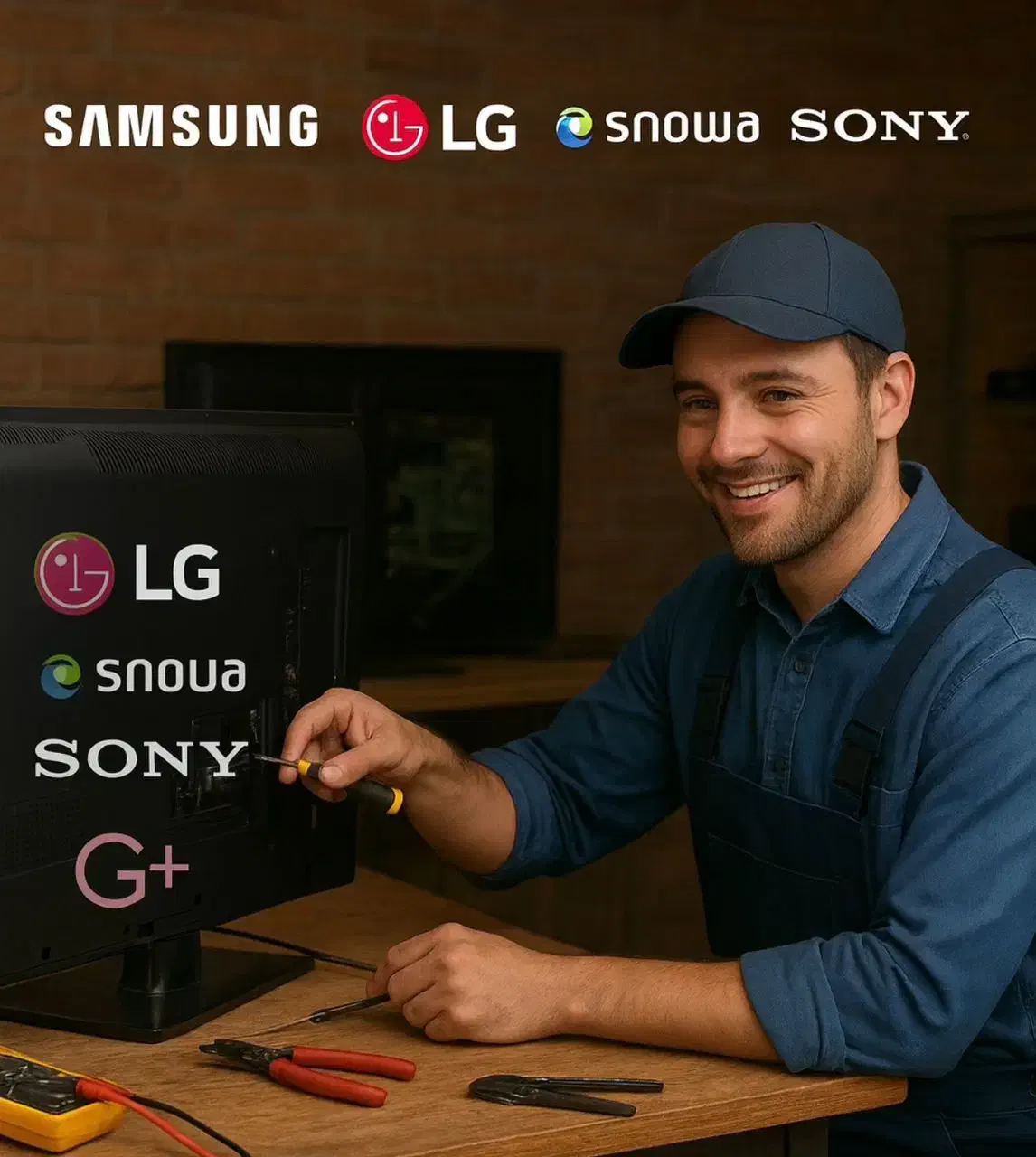 تعمیر تلویزیون (نمایندگی خدمات پس از فروش)|تلویزیون و پروژکتور|پرند, فاز ۳|دیوار