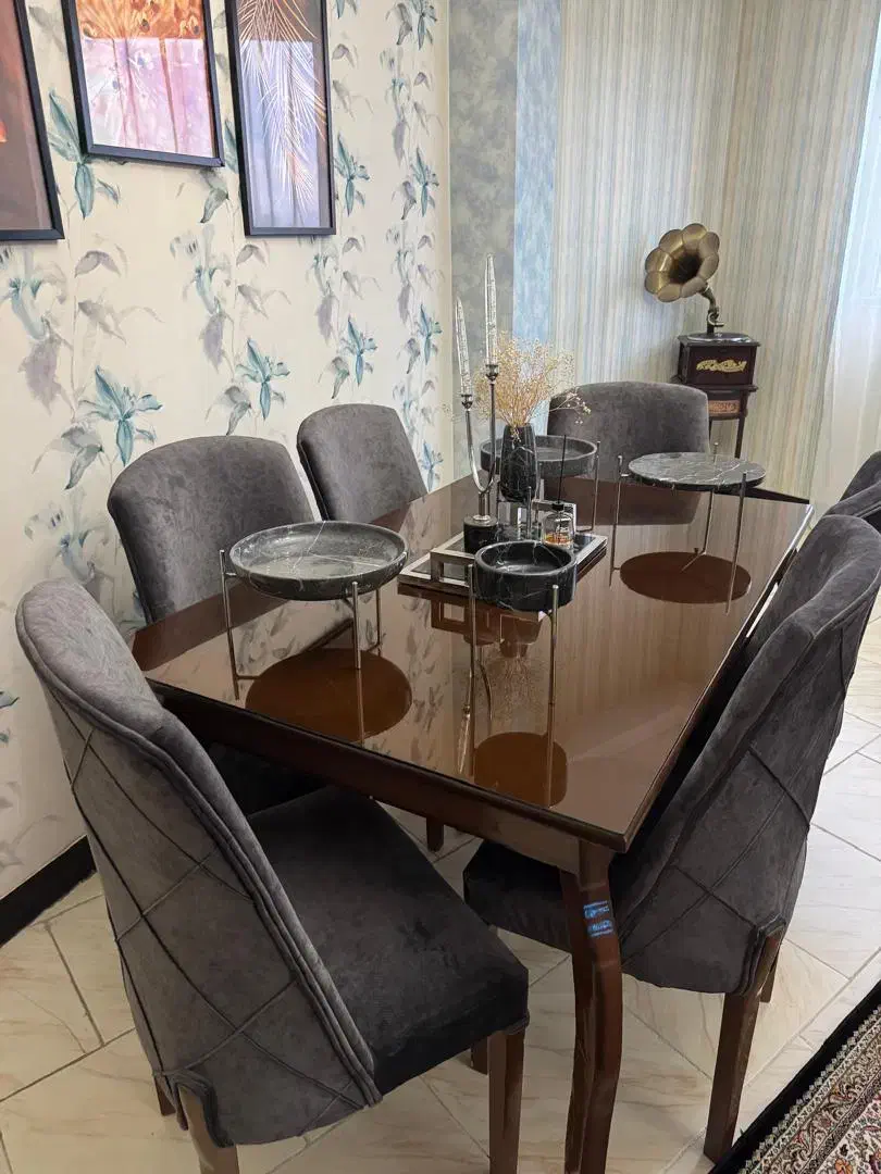 میز ناهار خوری شش نفره|میز و صندلی غذاخوری|اراک, |دیوار