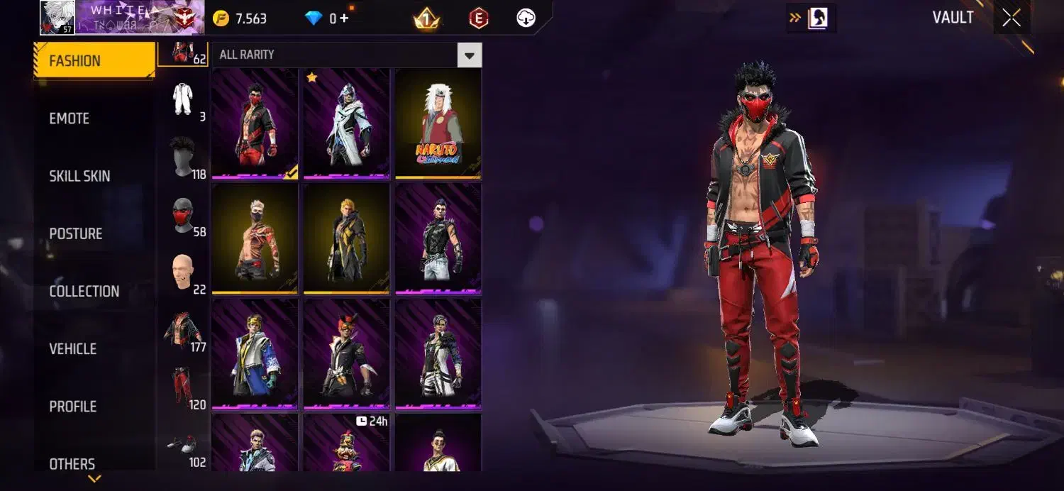 فری فایر ۵۸ لول|کنسول، بازی ویدئویی و آنلاین|شوشتر, |دیوار