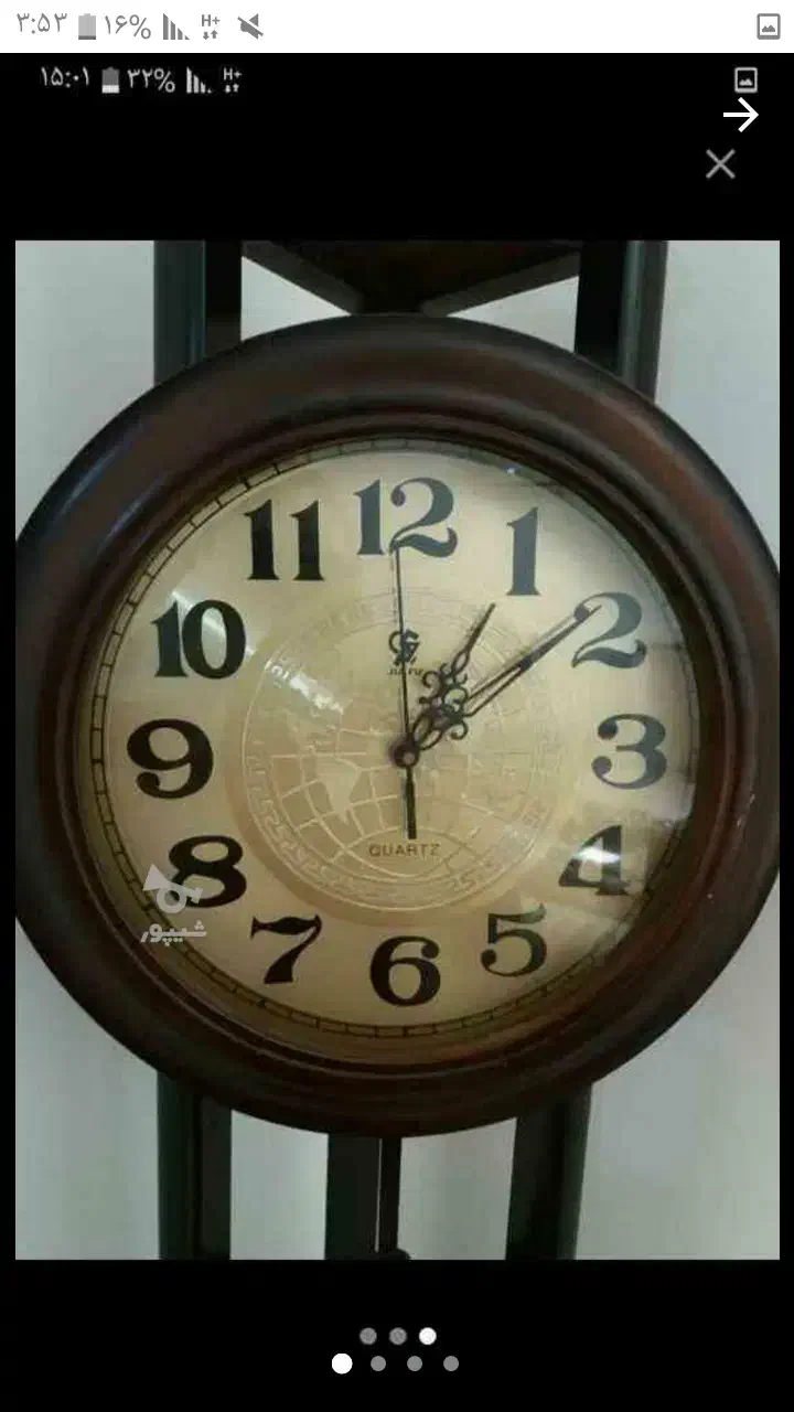 ساعت ایستاده چوبی|کلکسیون اشیاء عتیقه|ساری, |دیوار