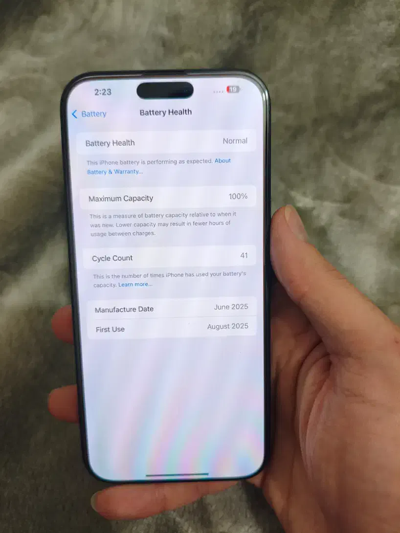 iPhone 16promax 256 Zaa باطری ۱۰۰|موبایل|رشت, منظریه|دیوار