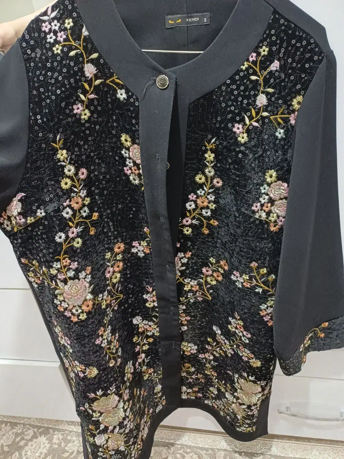 مانتو مجلسی سوزن دوزی|لباس|تهران, خانی آباد نو شمالی|دیوار