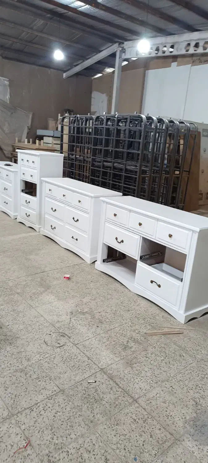 فروش سرویس خواب کامل دونفره MDF مدرن شیک|تخت و سرویس خواب|زاهدان, |دیوار