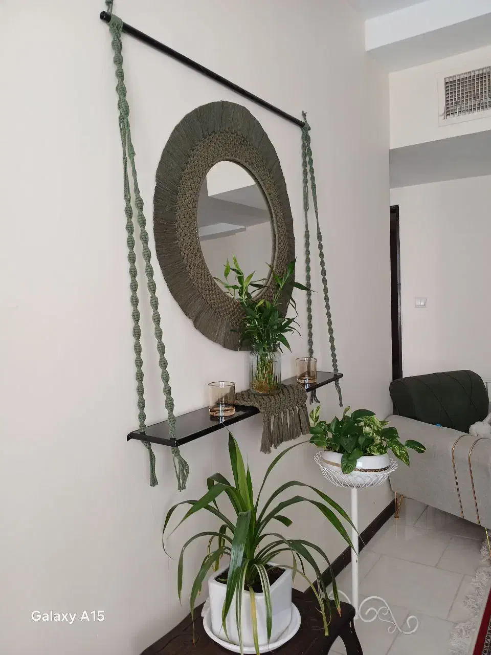 آینه مکرومه یکو هشتصد|آینه|پرند, فاز ۴|دیوار