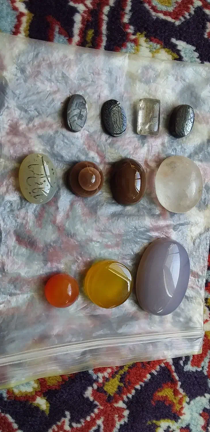 در نجف،عقیق قدیمی،نگین،خطی،حدید|کلکسیون اشیاء عتیقه|قم, انصار‌الحسین|دیوار