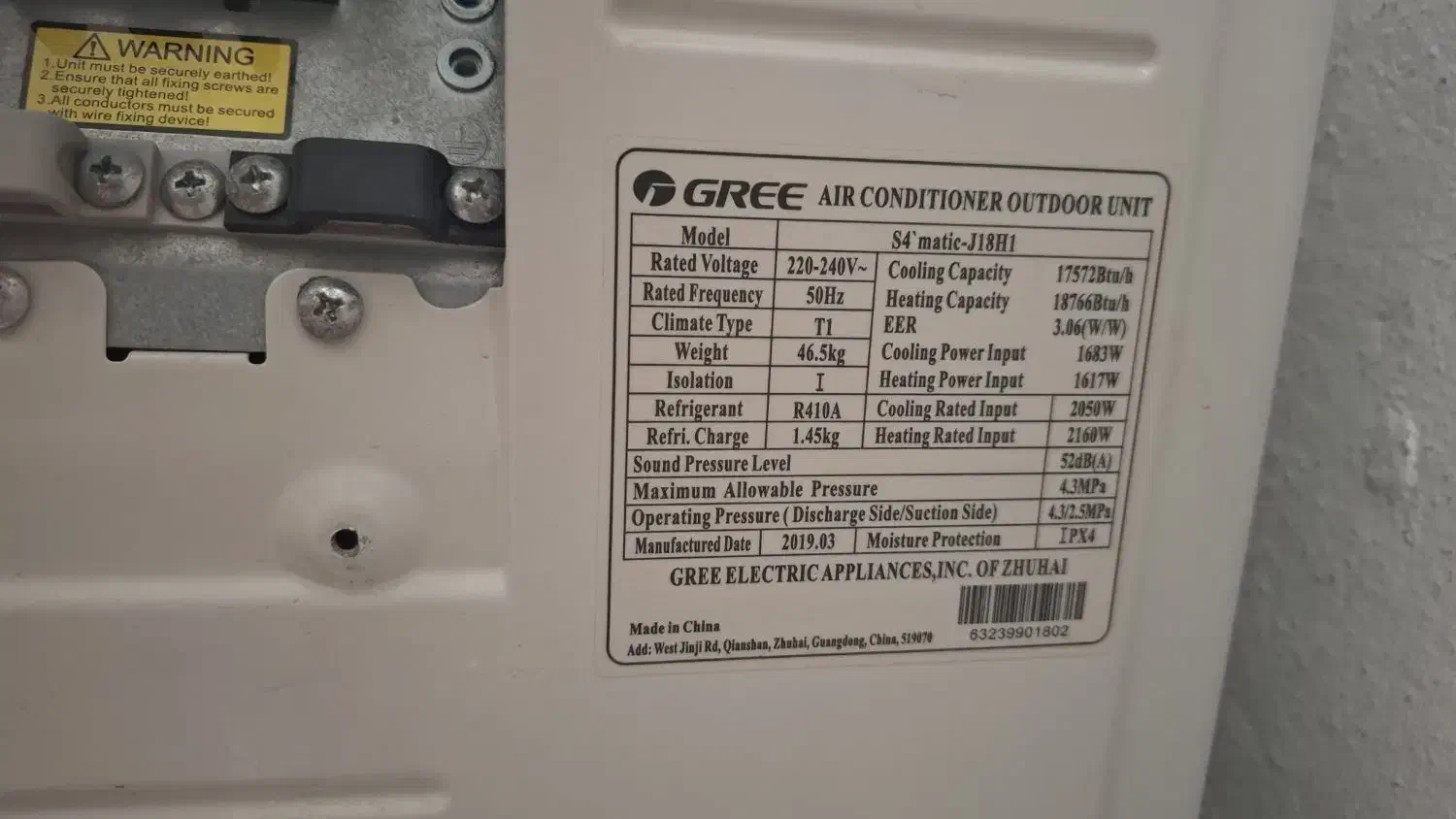 کندانسور کامل گری ۱۸ هزار.مدل S4matic|کولر گازی و فن‌کوئل|کنارک, |دیوار