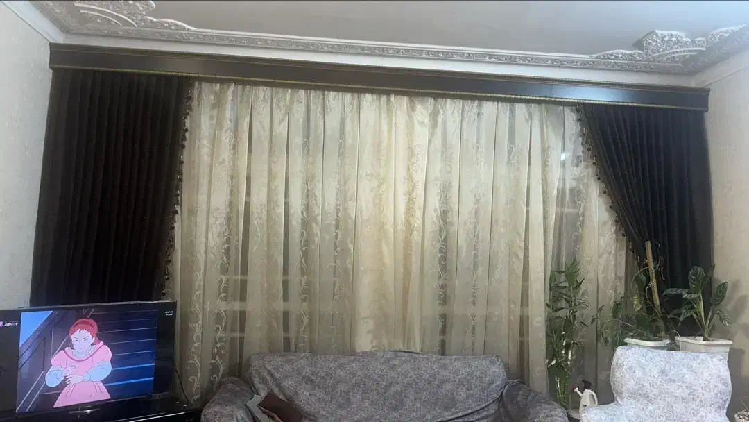 پرده ی تمیز و کار کرده|پرده، رانر، رومیزی|قم, باجک دو|دیوار