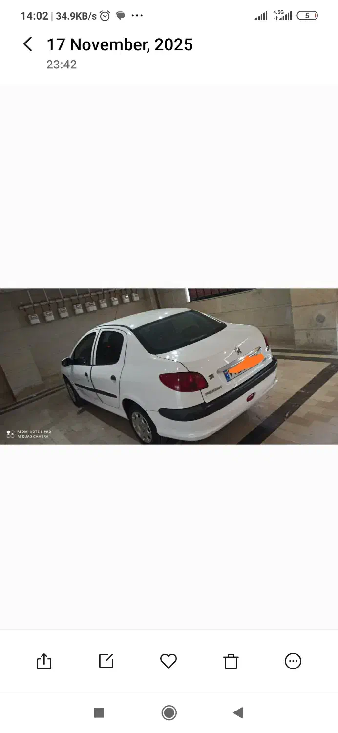 پژو206صندوق دار sd بی رنگ|خودرو سواری و وانت|گرگان, |دیوار