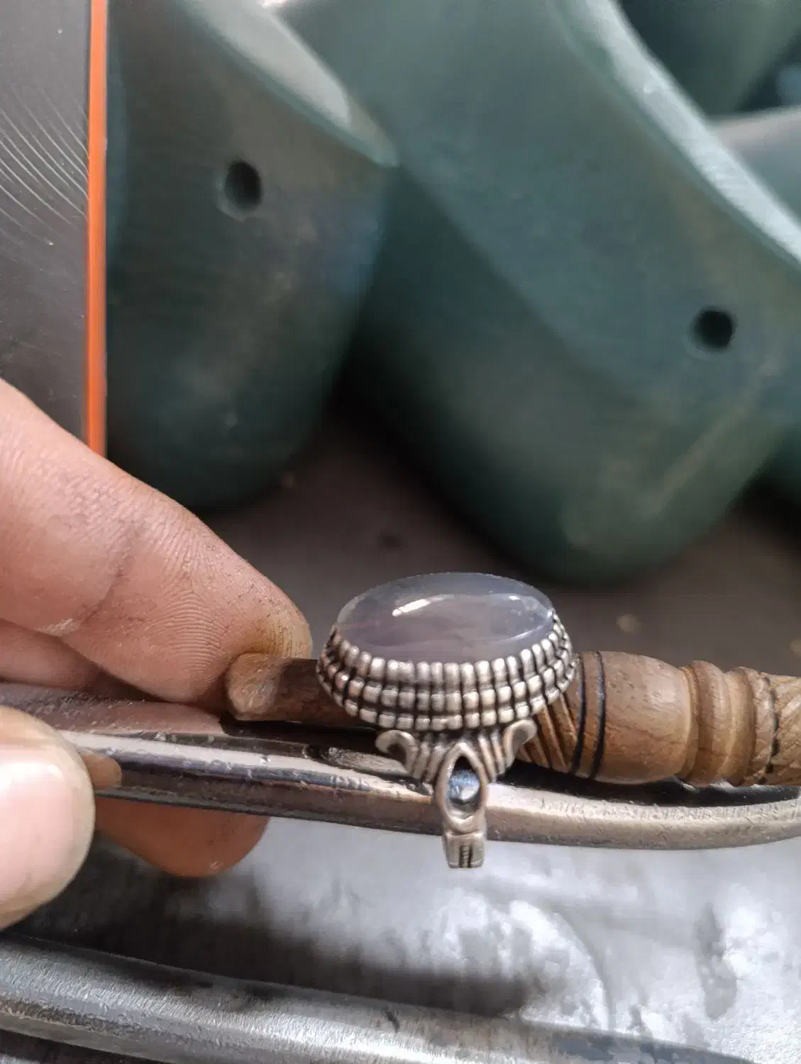 ۳تا انگشتر نقره|جواهرات|همدان, |دیوار