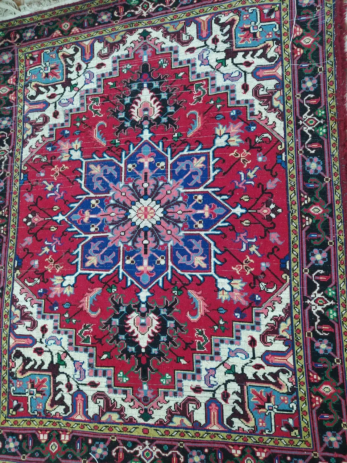 فروش فرش قرمز پشم|فرش|تبریز, |دیوار