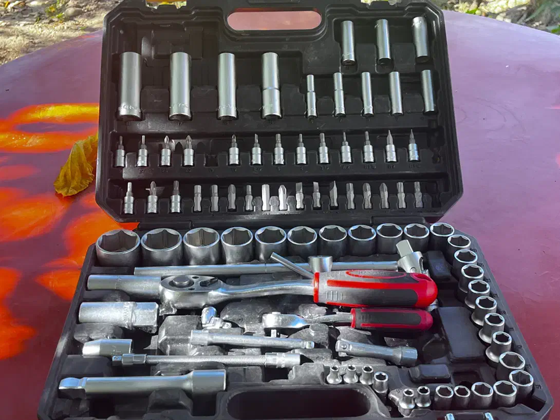 آچار بکس آلمانی در حد نو ۸۷ پارچه|ابزارآلات|هشتگرد, فاز ۷ مهستان|دیوار