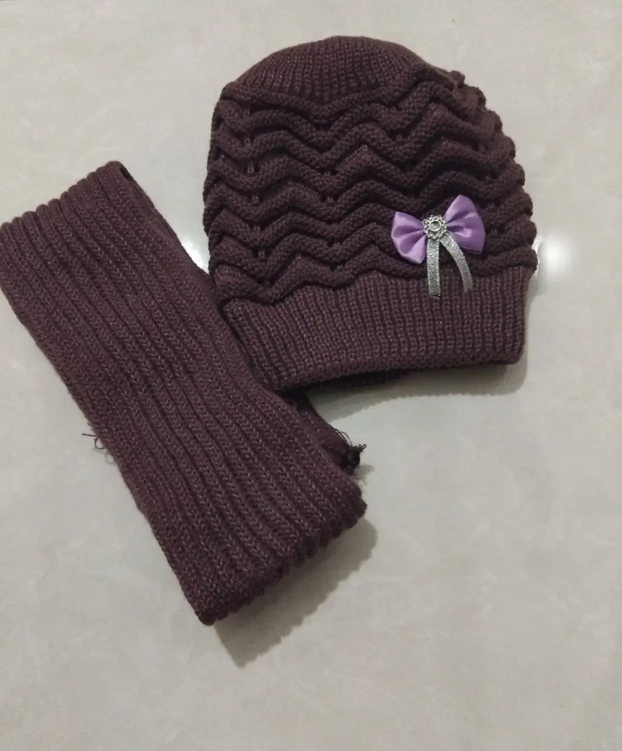 کلاه شالگردن دخترانه ژیله اسپرت|کفش و لباس بچه|مشهد, کوی دروی|دیوار