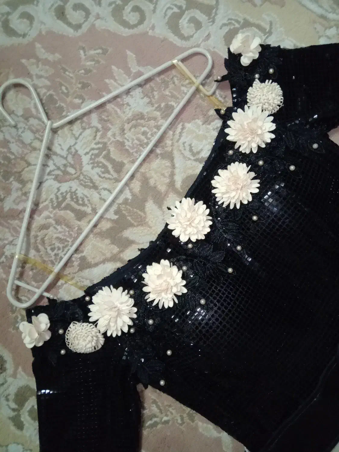 پیراهن مجلسی عروسکی یقه قایقی سایز ۱|لباس|کرج, حصار سرجوب|دیوار