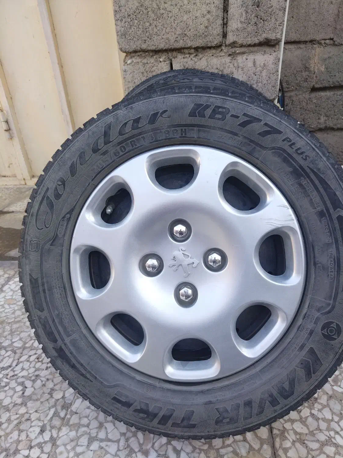 چهارحلقه رینگ 14 لاستیک 205|قطعات یدکی و لوازم جانبی|جیرفت, |دیوار