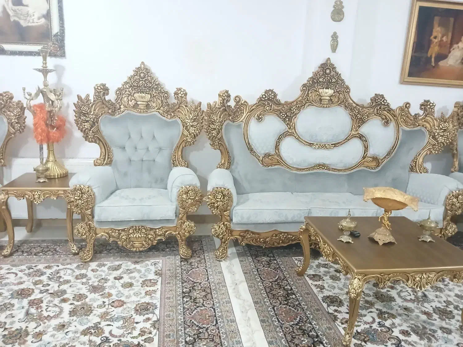 مبلمان سلطنتی لوکس خیلی شیک ونو|مبلمان خانگی و میز عسلی|سرپل ذهاب, |دیوار