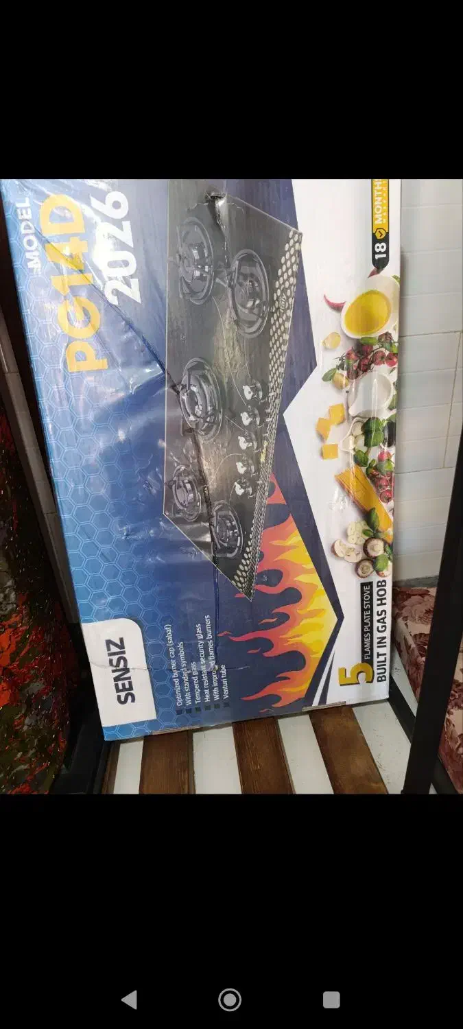 گاز صفحه ای ،۵ شعله|اجاق گاز و لوازم برقی پختوپز|اسلامآباد غرب, |دیوار