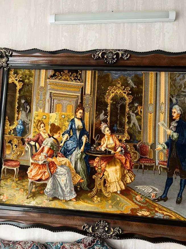 تابلو فرش دستبافت تبریز|تابلو فرش|اصفهان, برازنده|دیوار