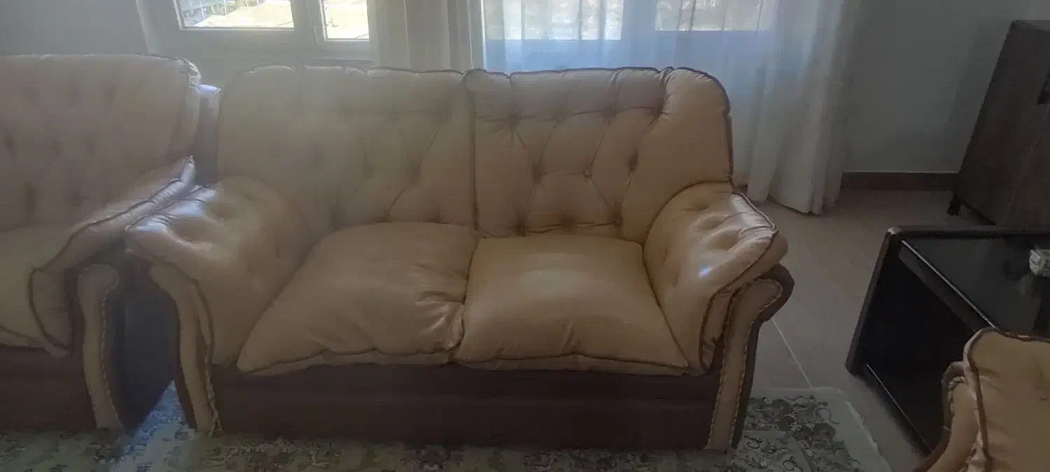 مبل چرم|مبلمان خانگی و میز عسلی|علی‌آباد کتول, |دیوار