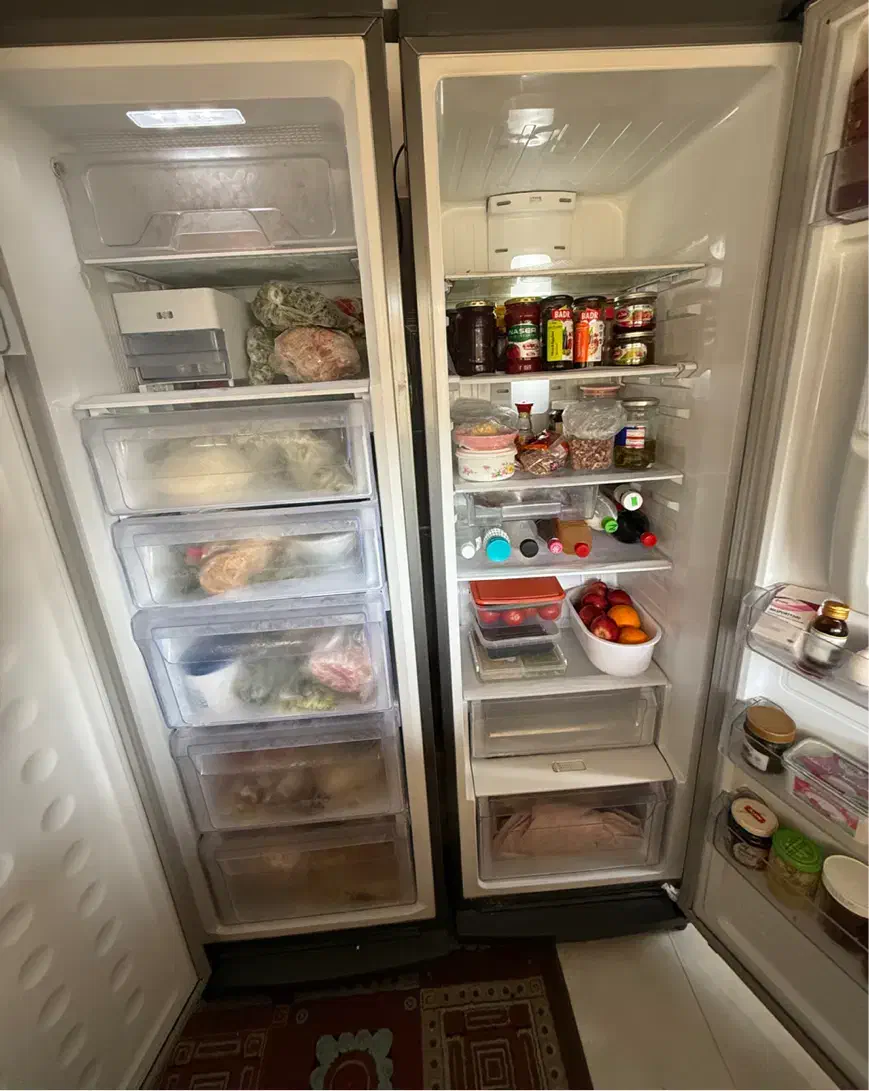 یخچال دو قلو|یخچال و فریزر|رشت, منظریه|دیوار