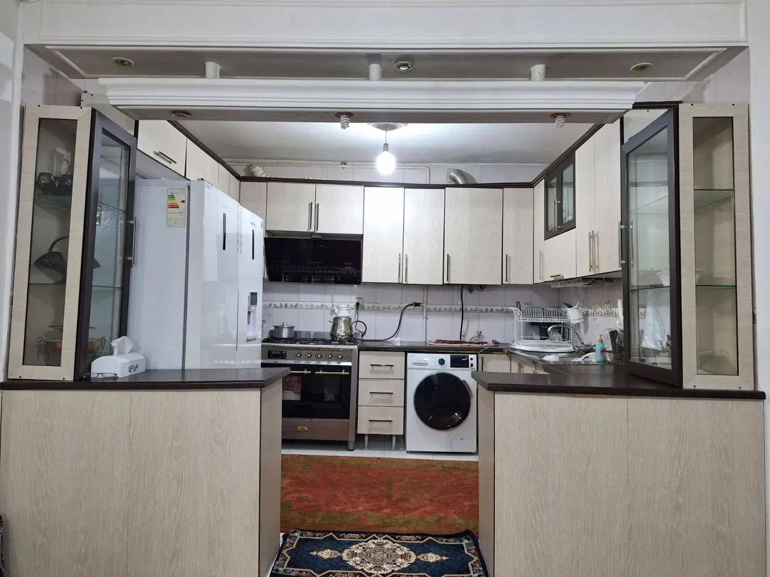 کابینت|آب‌چکان و نظم‌دهنده ظروف|آبیک, |دیوار