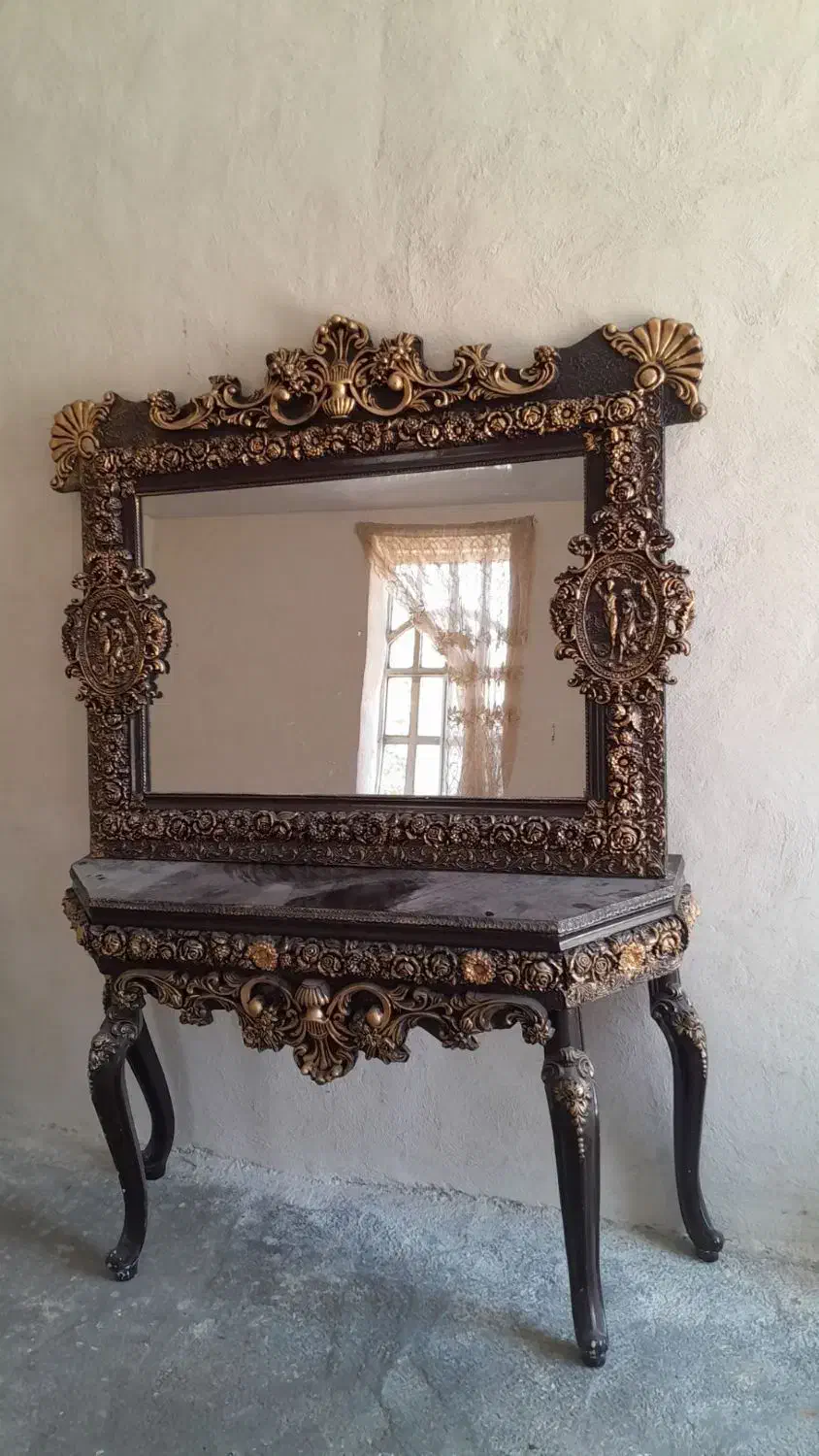 آینه کنسول|بوفه، ویترین، کنسول|اسلامآباد غرب, |دیوار