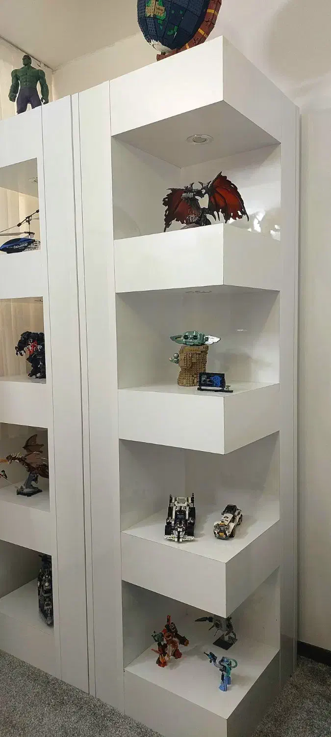 کتابخانه|کتابخانه، شلف، قفسههای دیواری|شاهینشهر, فیض|دیوار