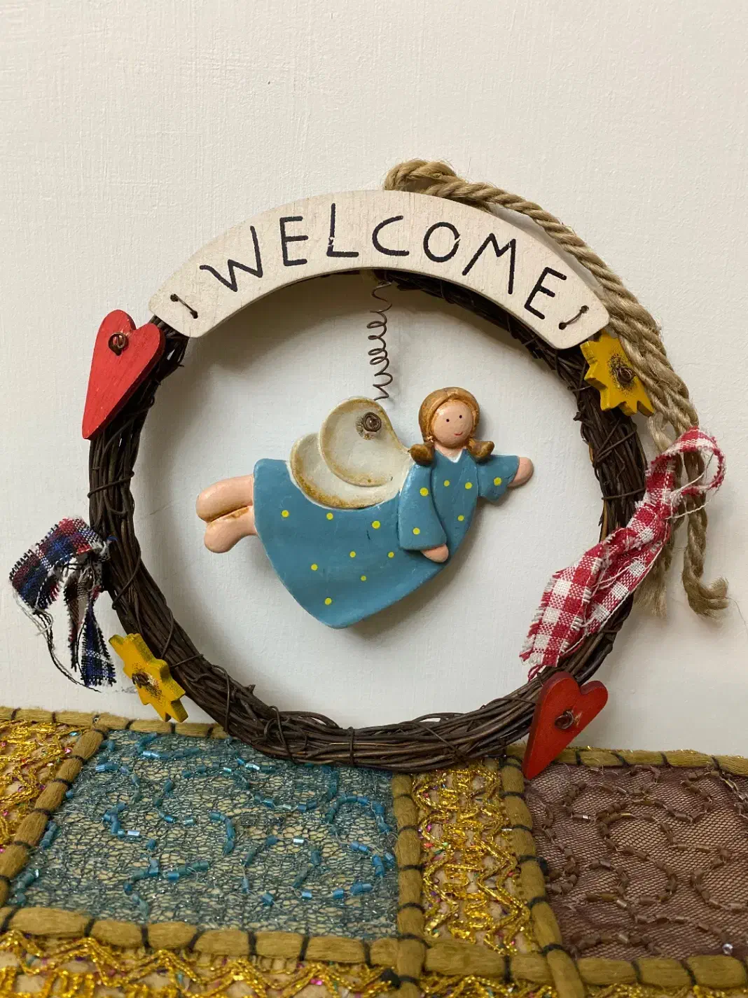 آویز درب welcome|ساعت دیواری و تزئینی|سلماس, |دیوار