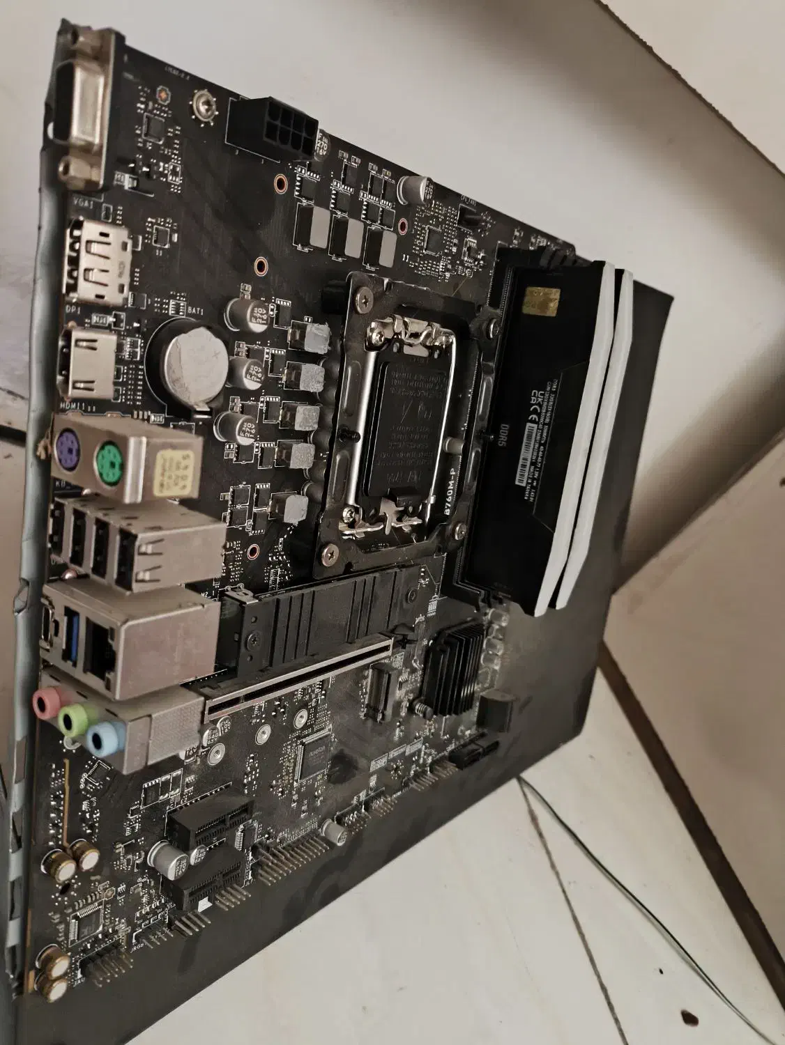 مادربرد b760 mp ddr5 msi|قطعات و لوازم جانبی رایانه|رباط‌کریم, رباط‌کریم|دیوار