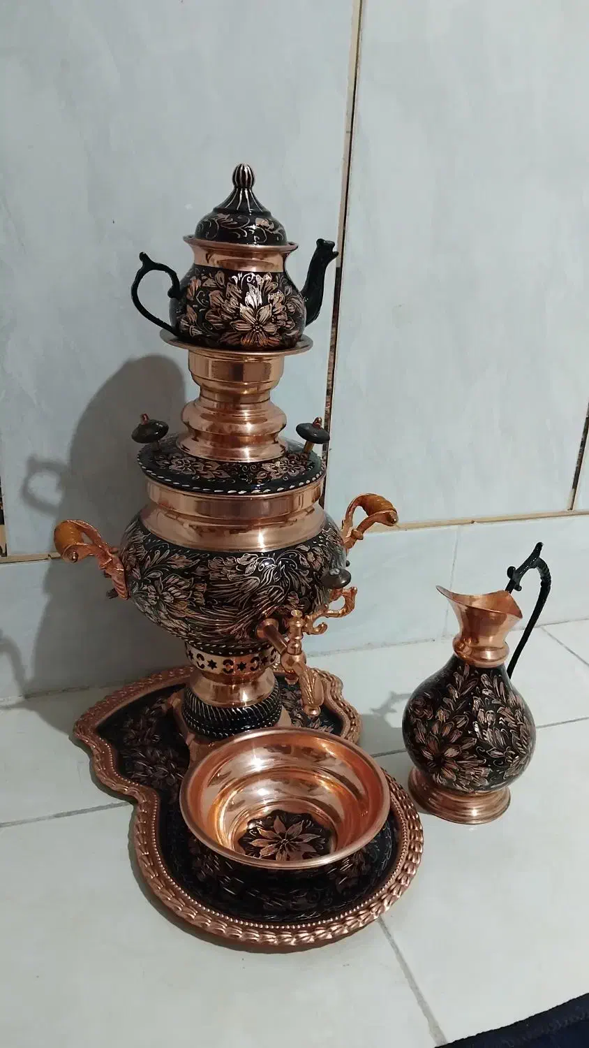 سماور مسی|سماور، چایساز، قهوهساز|شاهینشهر, گرگاب|دیوار