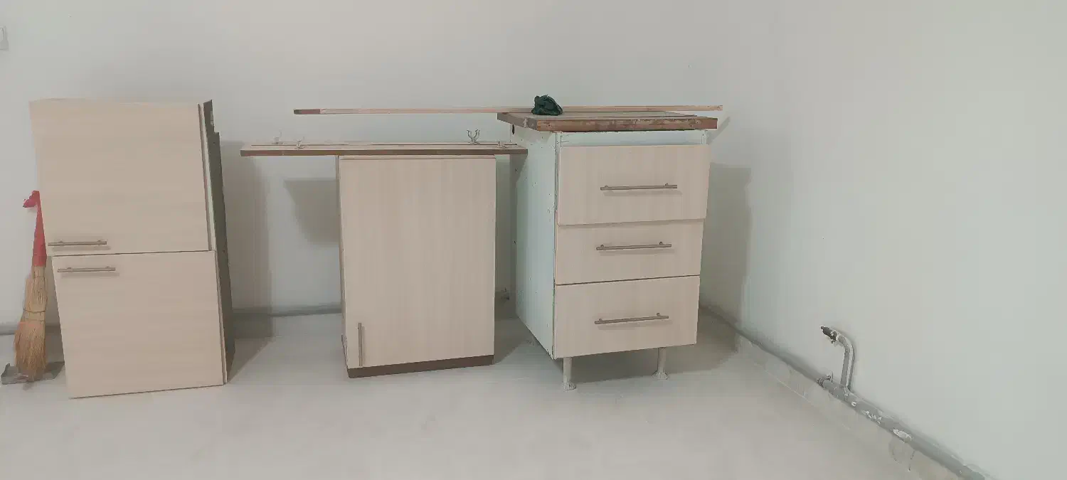 کابینت فلزی با درب ام دی اف|مصالح و تجهیزات ساختمان|بومهن, |دیوار