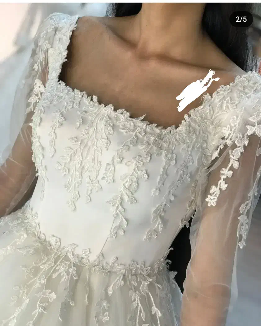 لباس عروس ساده و شیک|لباس|گرمسار, |دیوار