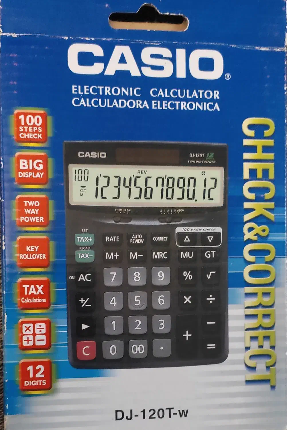 ماشین حساب. CASIO  نورانی|لوازم التحریر|سلماس, |دیوار