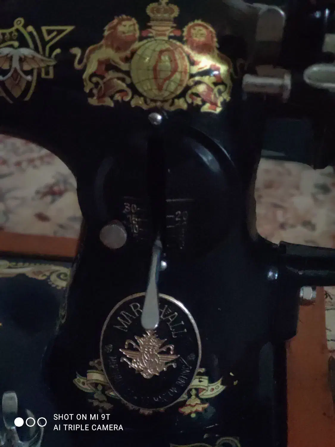 چرخ خیاطی قدیمی مارک مارشال|چرخ خیاطی و ریسندگی|نکا, |دیوار