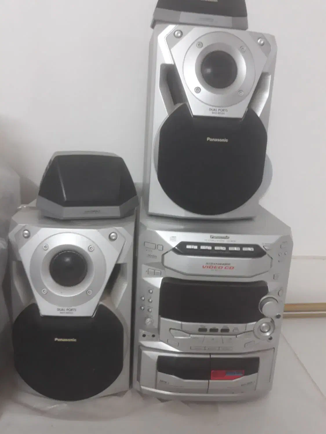 رادیوضبط پاناسونیک ۵ دیسک سالم|سیستم صوتی خانگی|سبزوار, علمدار|دیوار