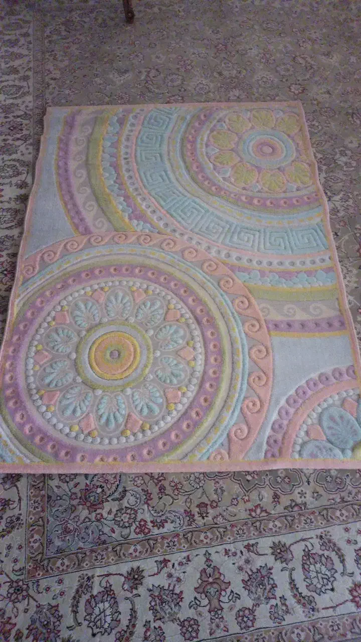 فرش گل برجسته|فرش|گرگان, |دیوار